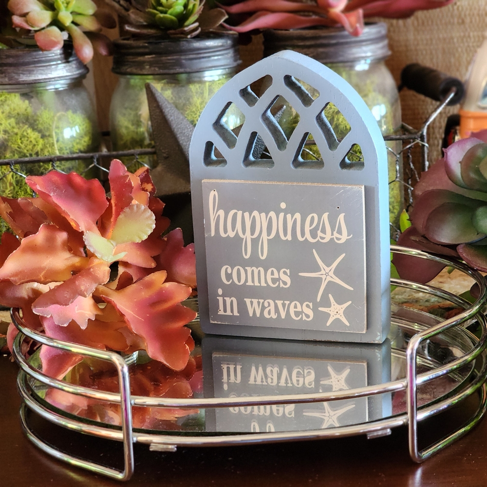 Decorative Sign with Inspirational Quote
